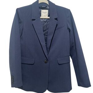 Abercrombie Women’s Navy Blue Blazer Size Small